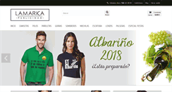 Desktop Screenshot of lamarka.es